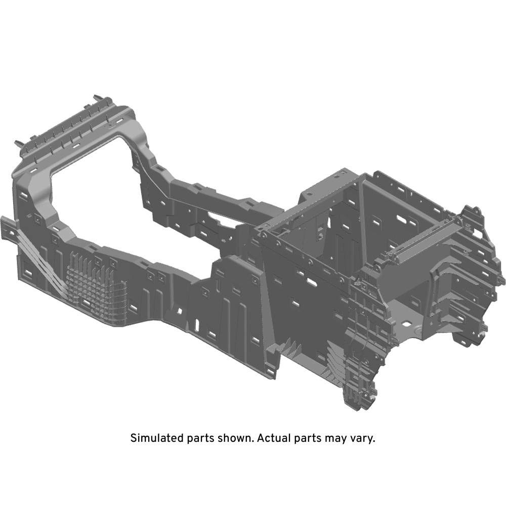GM Genuine Parts Black Front Floor Lower Console
