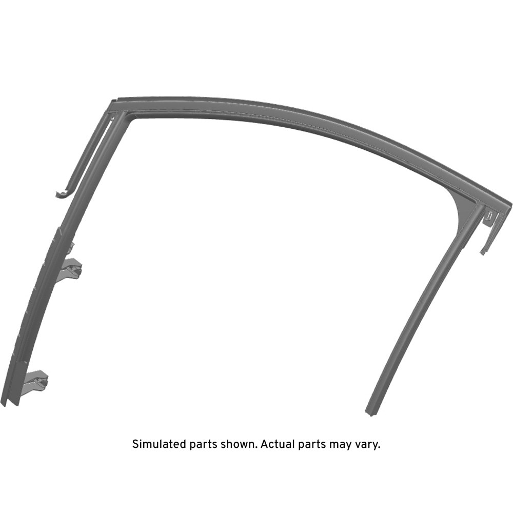 GM Genuine Parts Front Driver Side Door Window Weatherstrip
