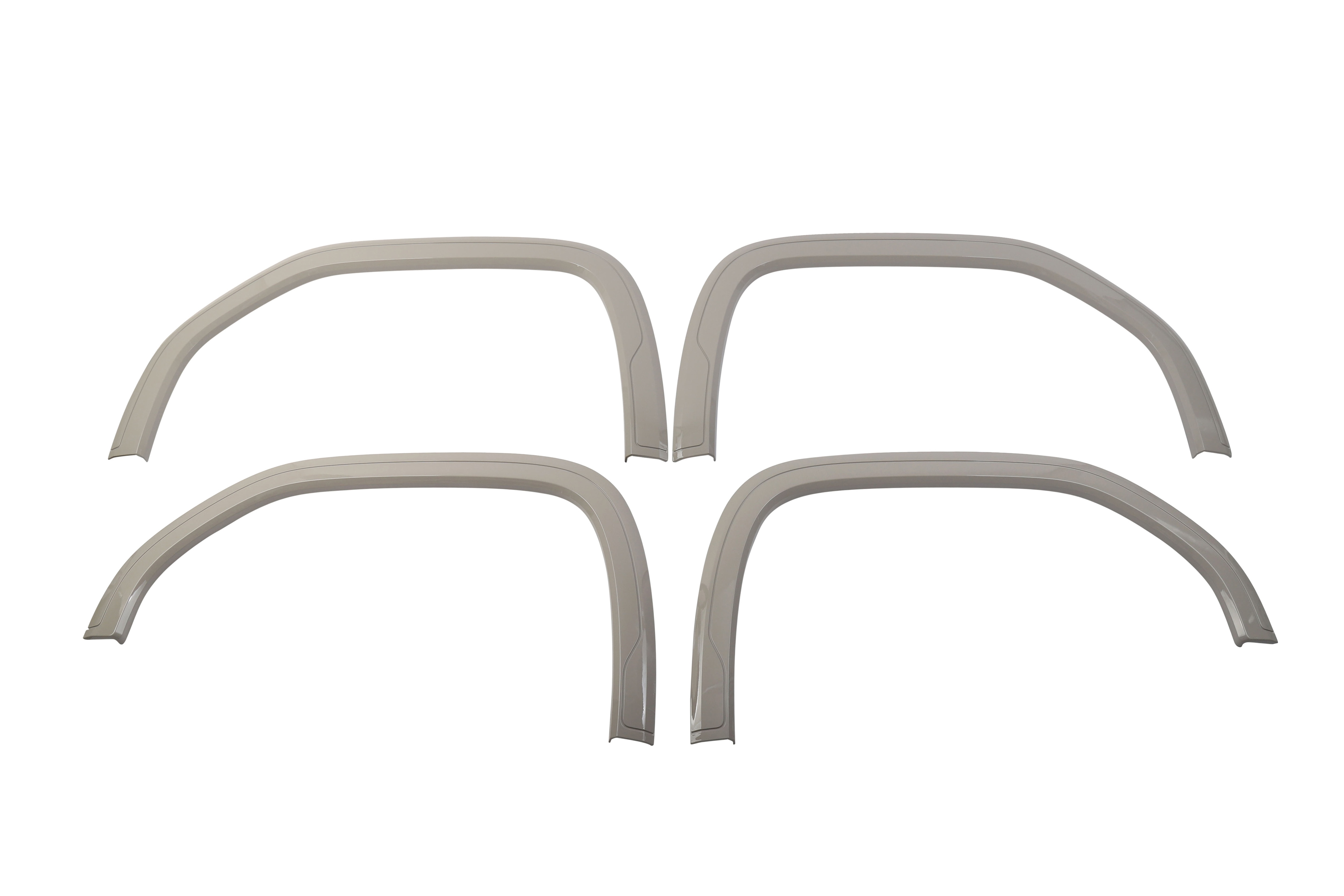 Front and Rear Fender Flare Set in Coastal Dune