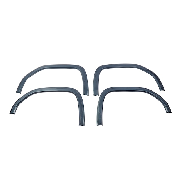 Front and Rear Fender Flare Set in Downpour Metallic