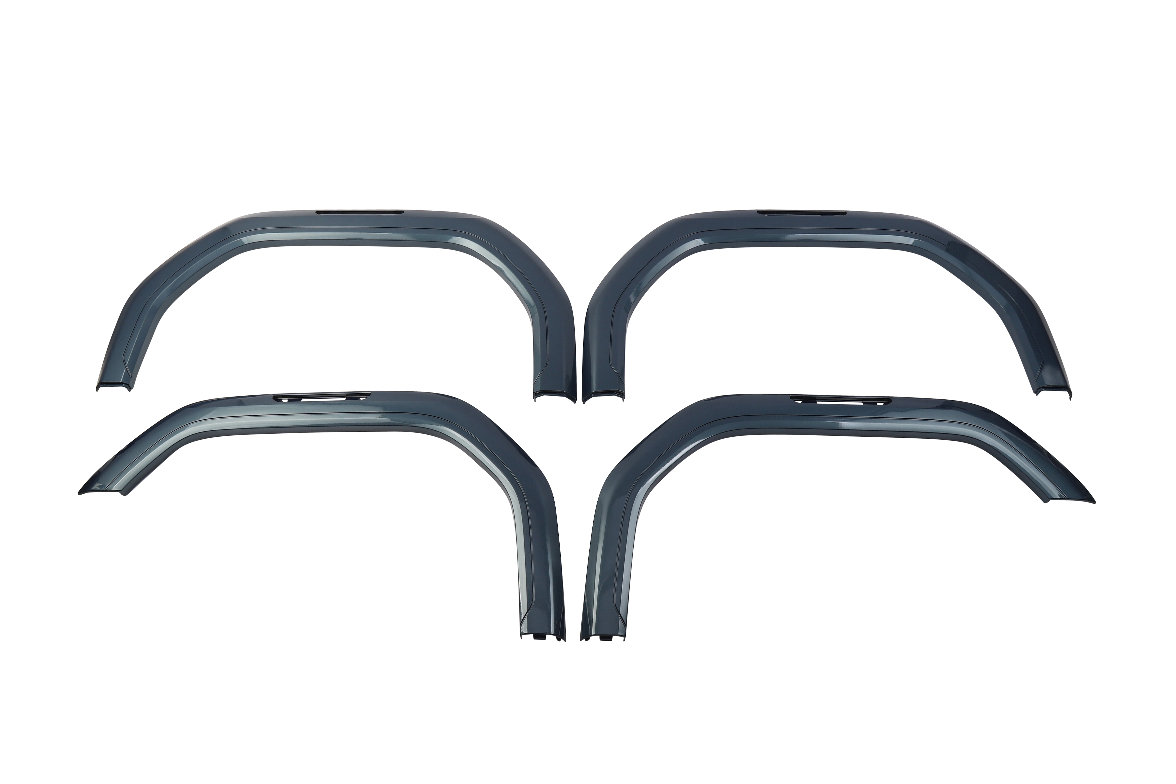Front and Rear Fender Flare Set in Downpour Metallic