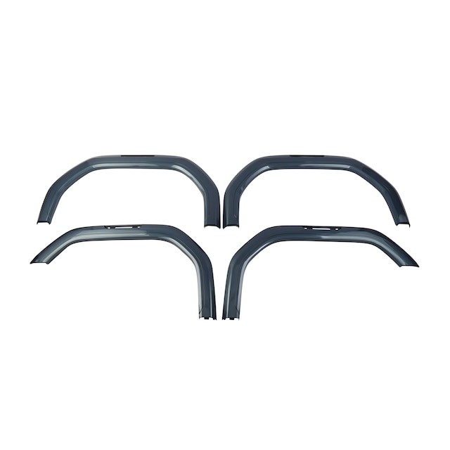 Front and Rear Fender Flare Set in Downpour Metallic