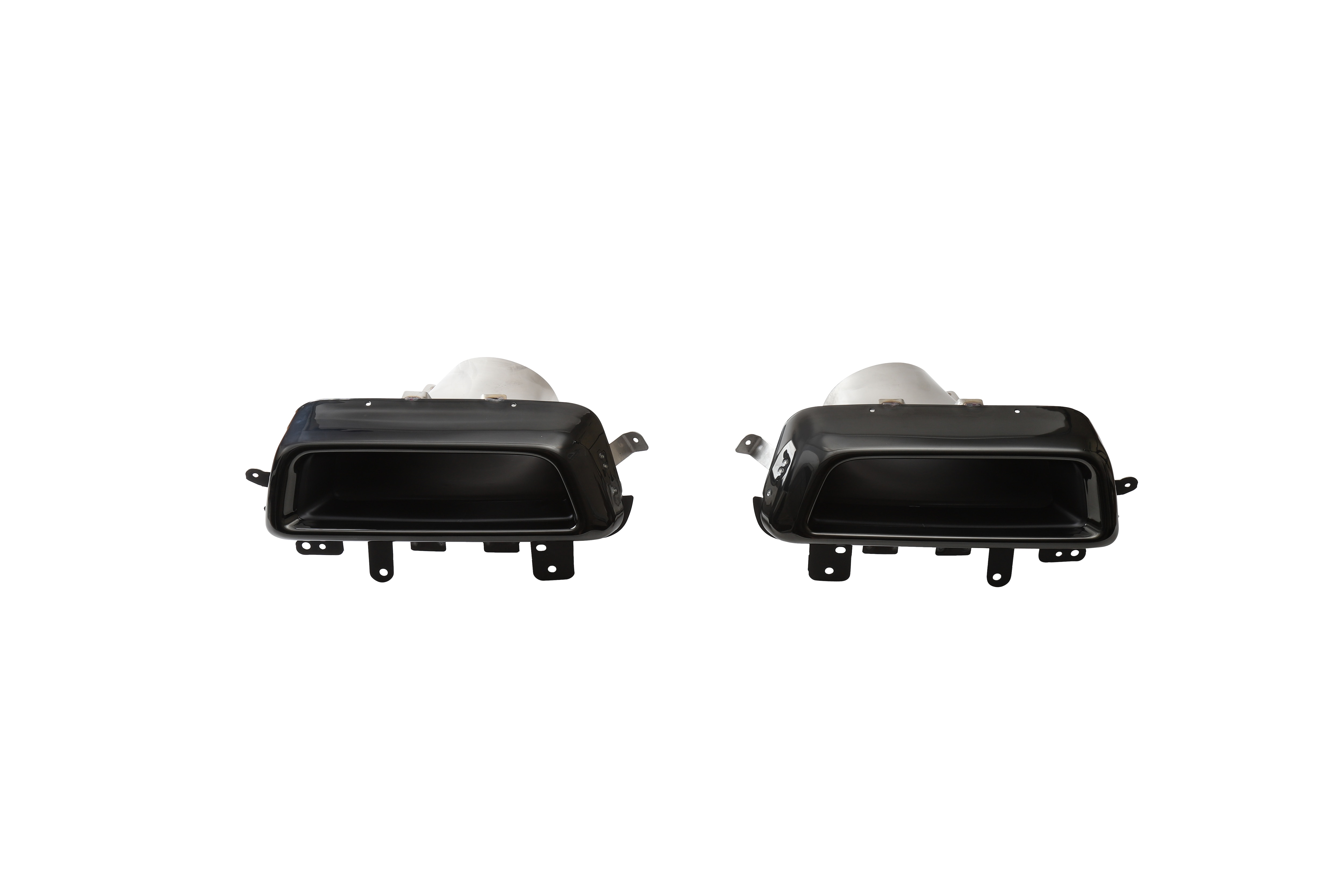 Exhaust Bezels in Black