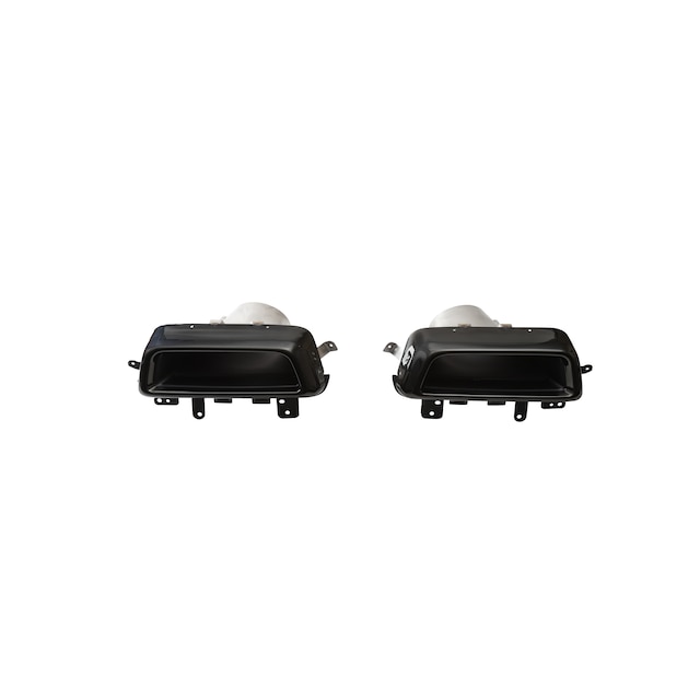 Exhaust Bezels in Black