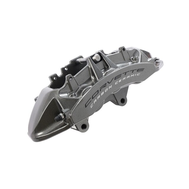 GM Genuine Parts Harbor Gray Metallic Front Drivers Side Brake Pads and Caliper