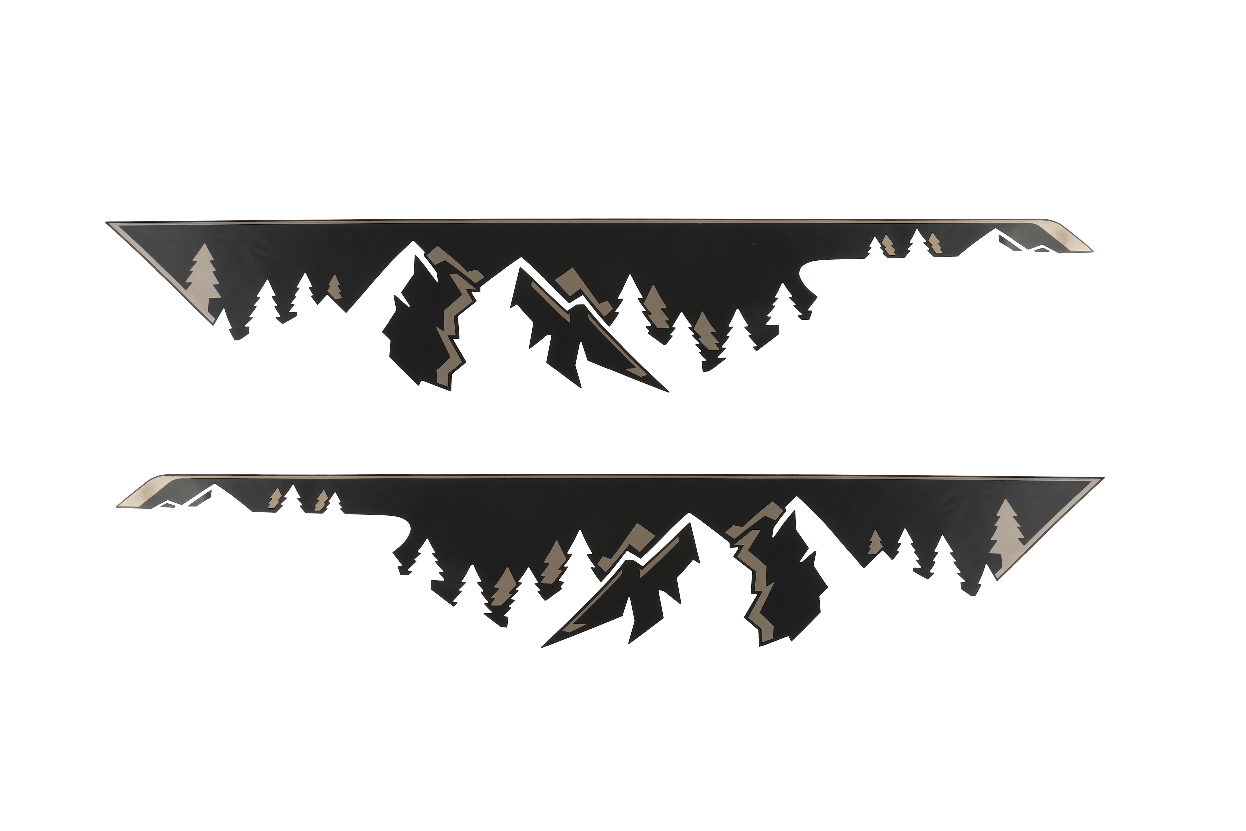 Bodyside Decal Package in Black with Tech Bronze Accents