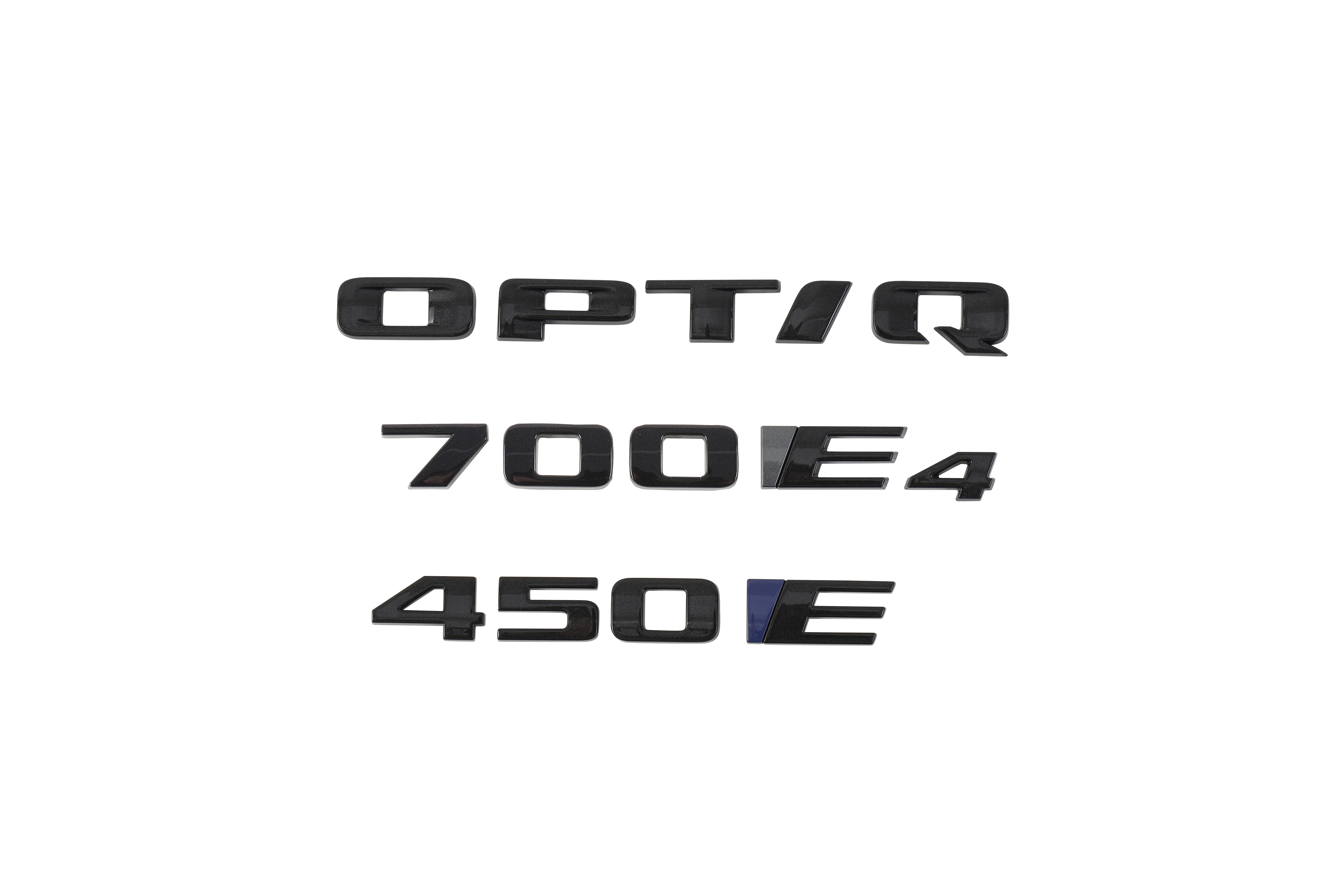 OPTIQ Emblems in Black