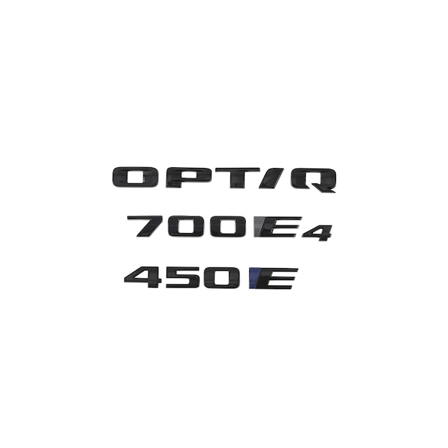OPTIQ Emblems in Black