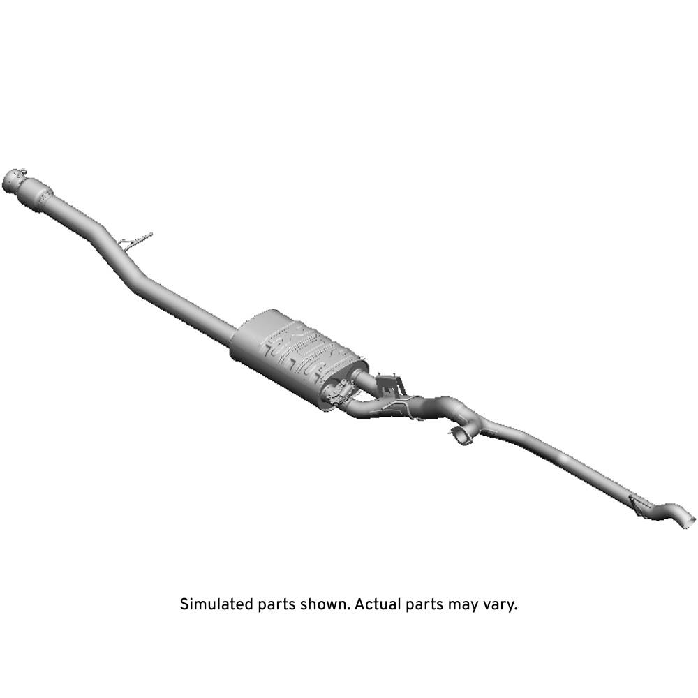 GM Genuine Parts Exhaust Muffler with Exhaust Pipe