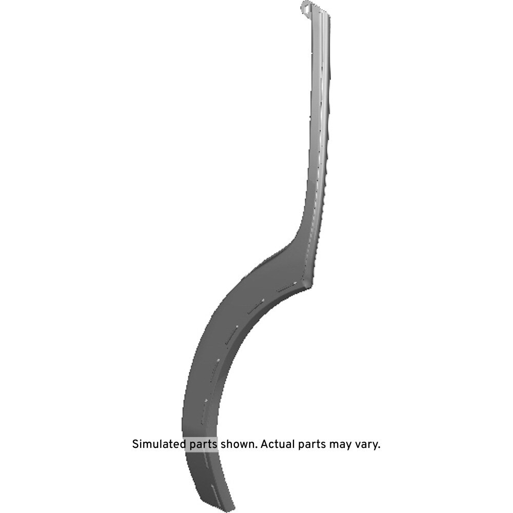 GM Genuine Parts Rear Driver Side Door Below Belt Rear Auxiliary Weatherstrip