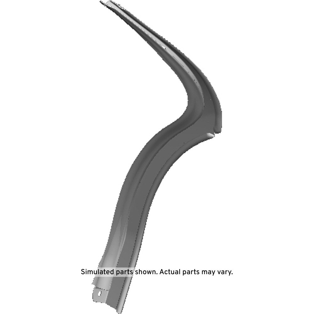 GM Genuine Parts Rear Passenger Side Door Below Belt Rear Auxiliary Weatherstrip