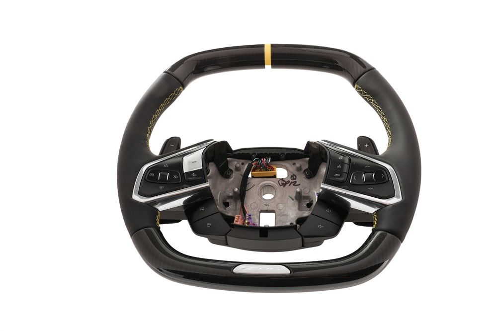 GM Genuine Parts Exposed Carbon Fiber Steering Wheel