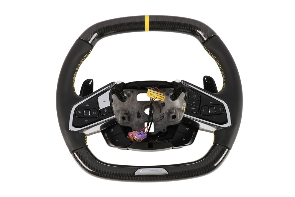 GM Genuine Parts Exposed Carbon Fiber Steering Wheel