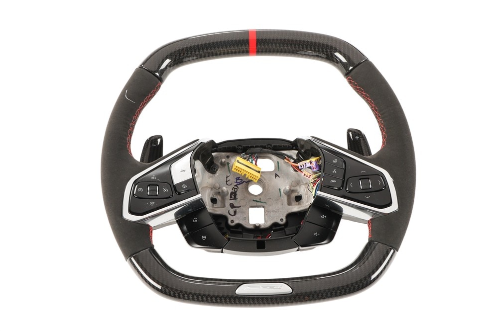 GM Genuine Parts Exposed Carbon Fiber Steering Wheel