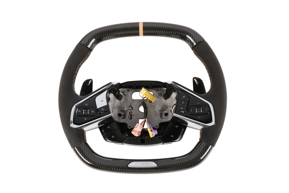 GM Genuine Parts Exposed Carbon Fiber Steering Wheel