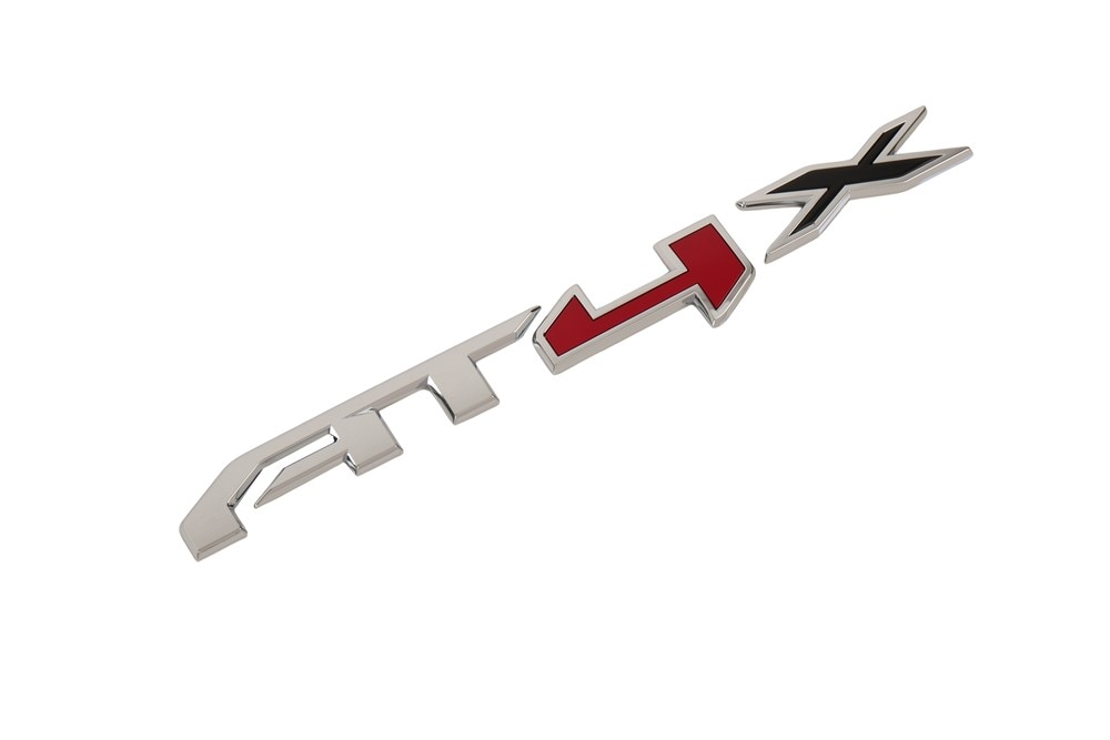 GM Genuine Parts Exterior Bright Chrome Tailgate Marketing Package Name Plate