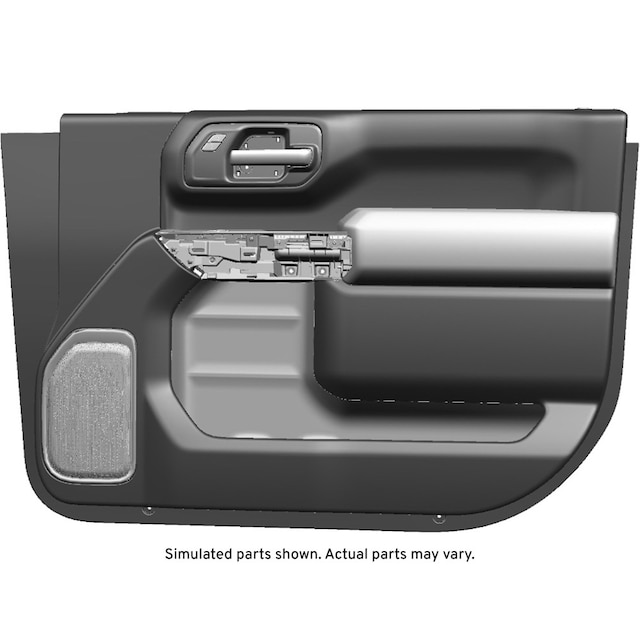 GM Genuine Parts Jet Black Front Passenger Side Door Trim