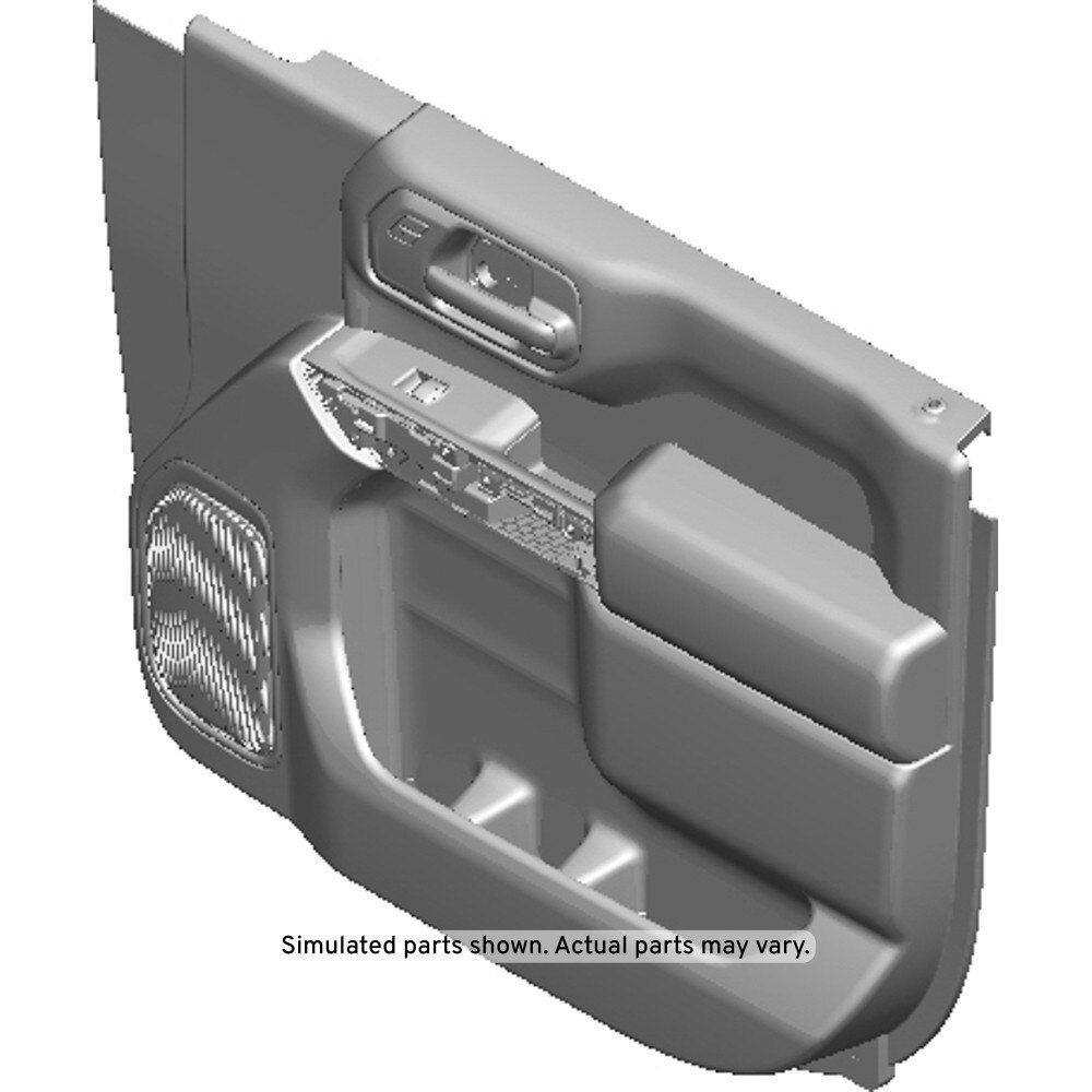 GM Genuine Parts Jet Black Front Passenger Side Door Trim