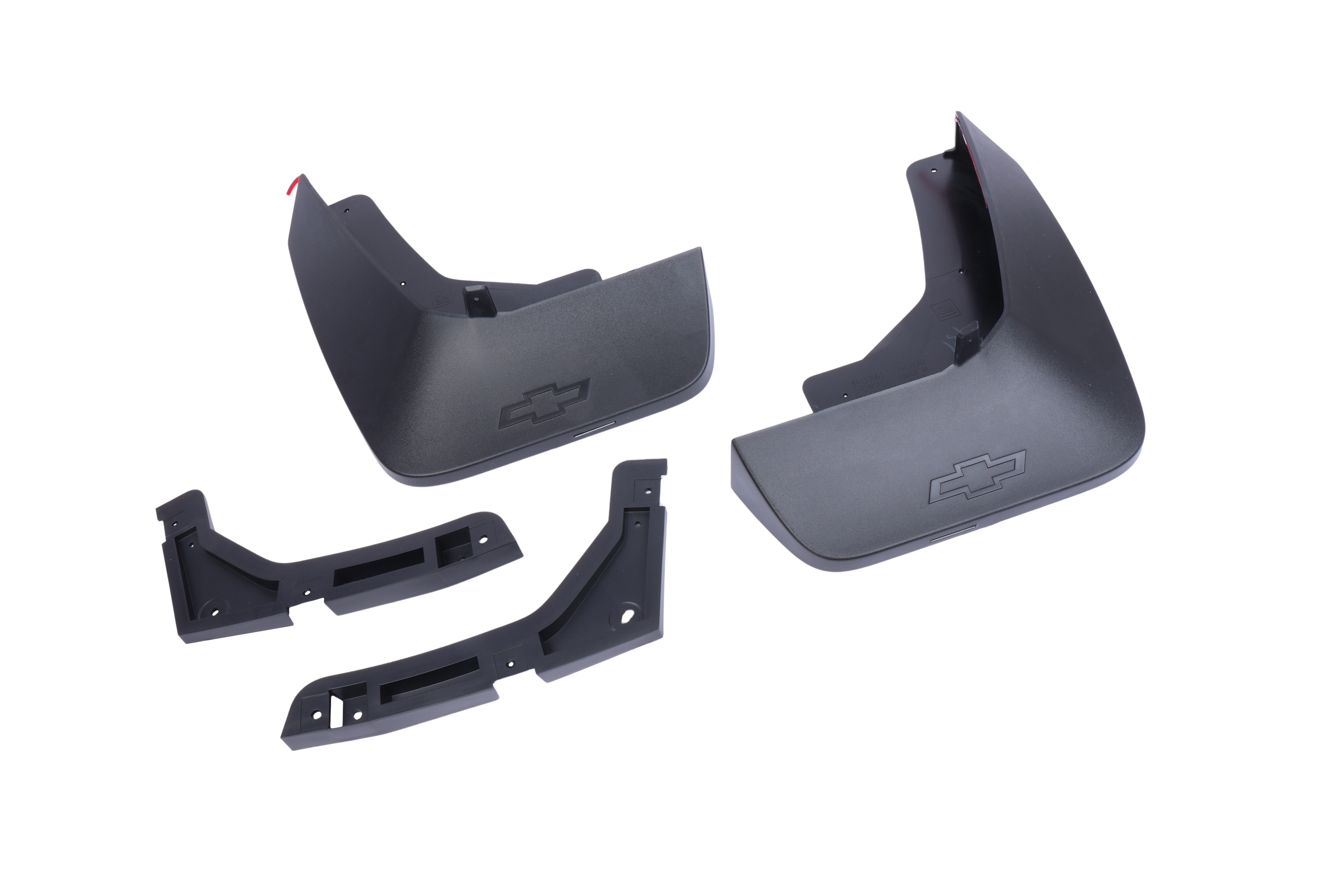Rear Splash Guards in Black with Bowtie Logo | 86517284