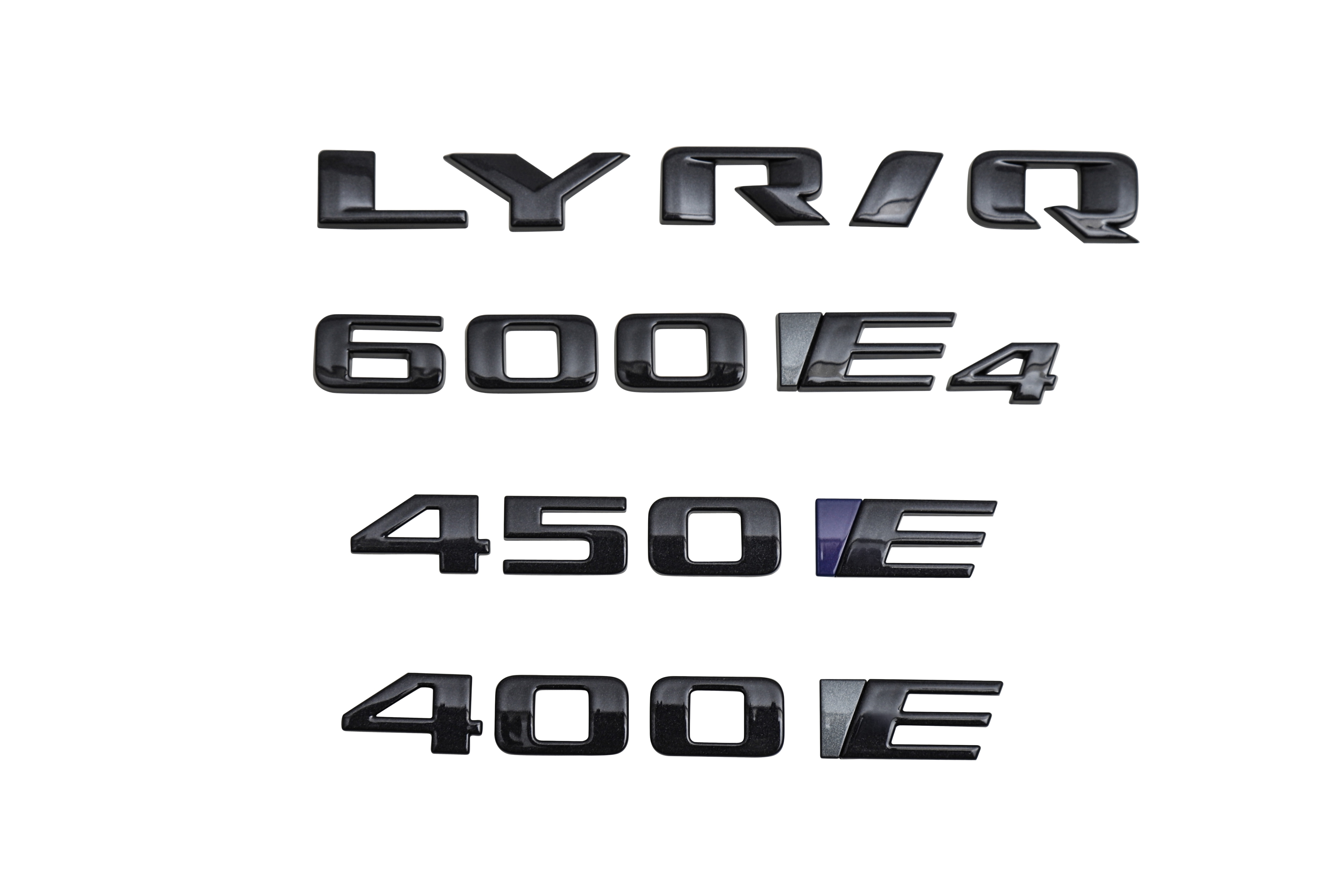 LYRIQ Emblems in Gloss Black