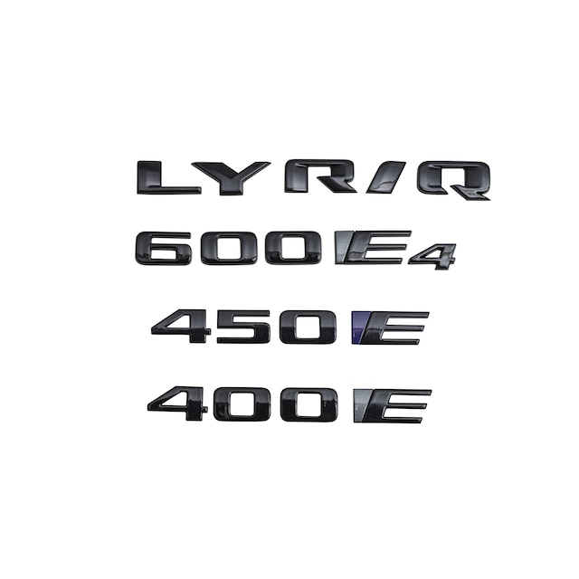 LYRIQ Emblems in Gloss Black