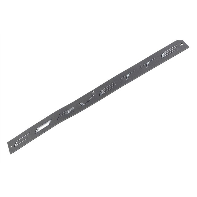 GM Genuine Parts Galvano Silver Rear Bumper Fascia Vehicle Name Plate