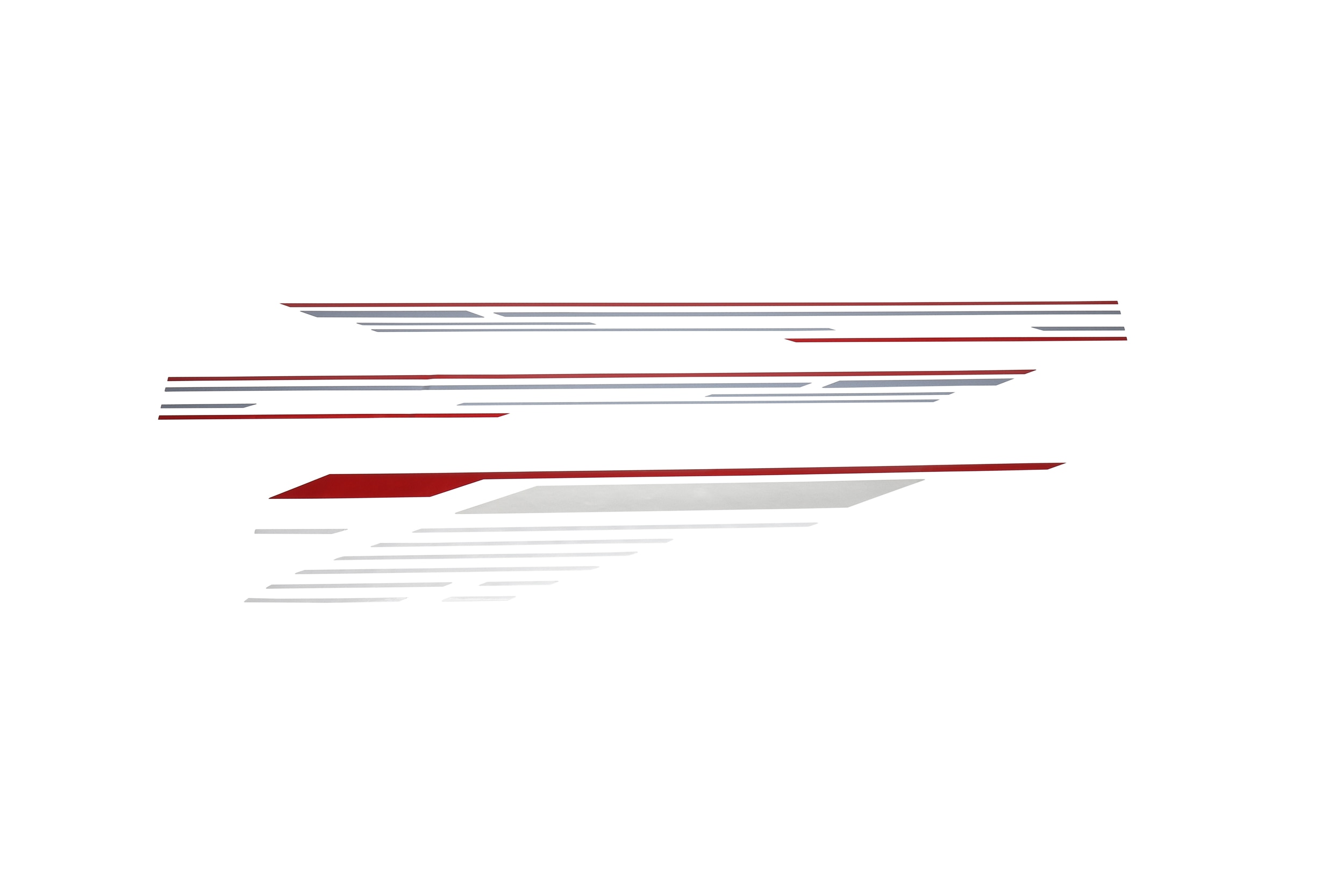 Hood and Bodyside Decal Package in Red