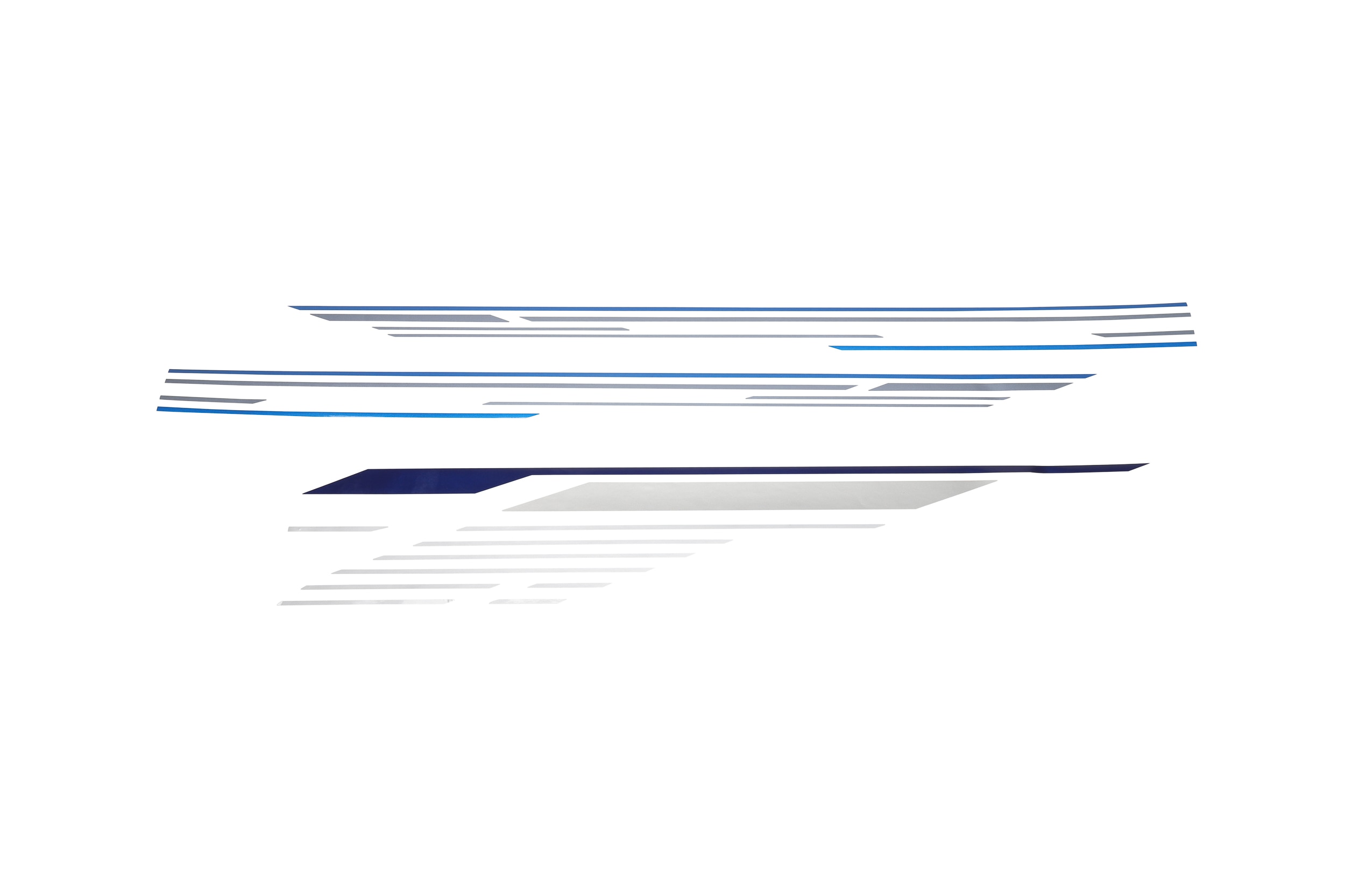 Hood and Bodyside Decal Package in Blue