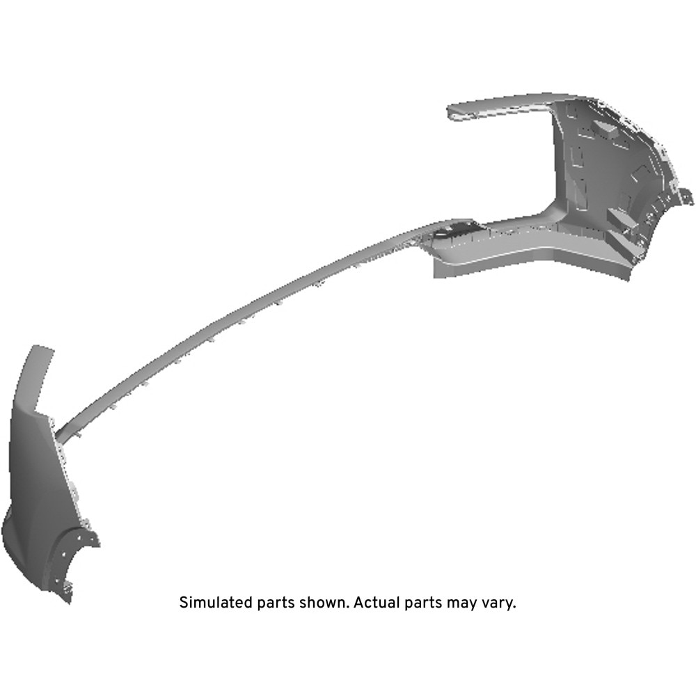 GM Genuine Parts Primed Front Bumper Upper Fascia