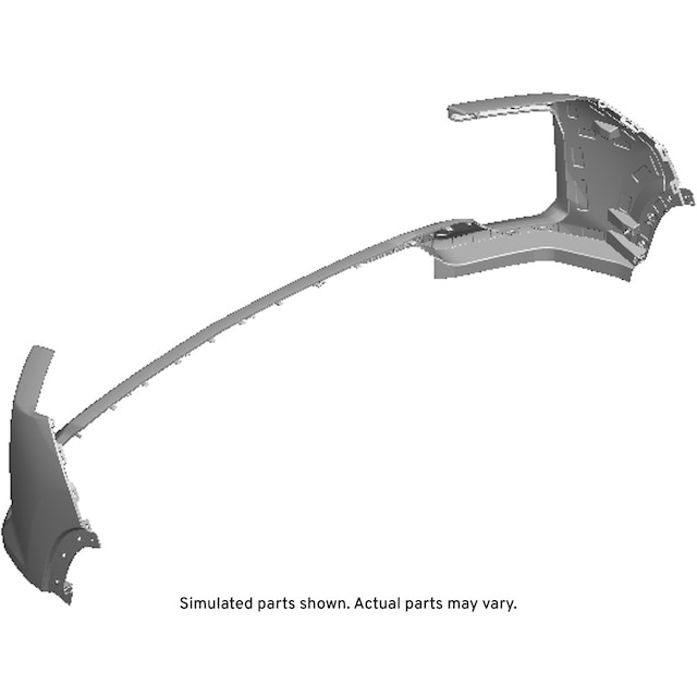 GM Genuine Parts Primed Front Bumper Upper Fascia