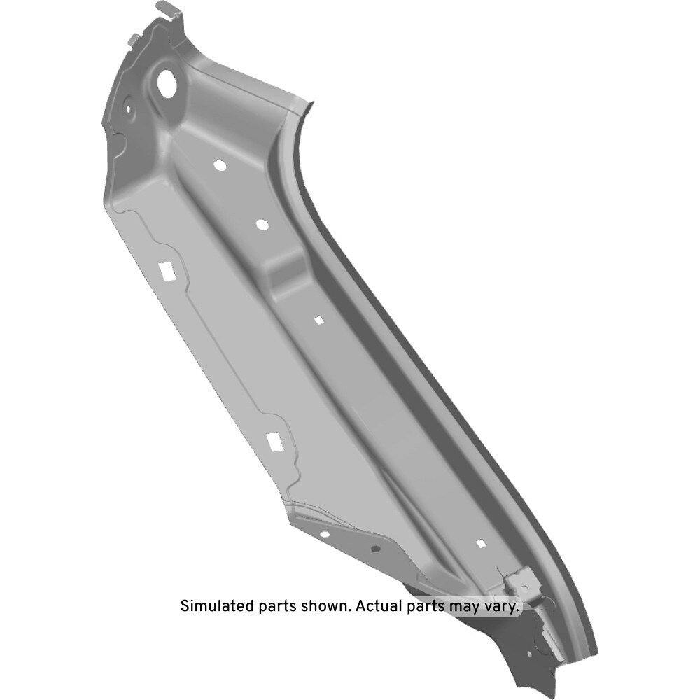 GM Genuine Parts Body Side Outer Rear Driver Side Panel Drain Gutter