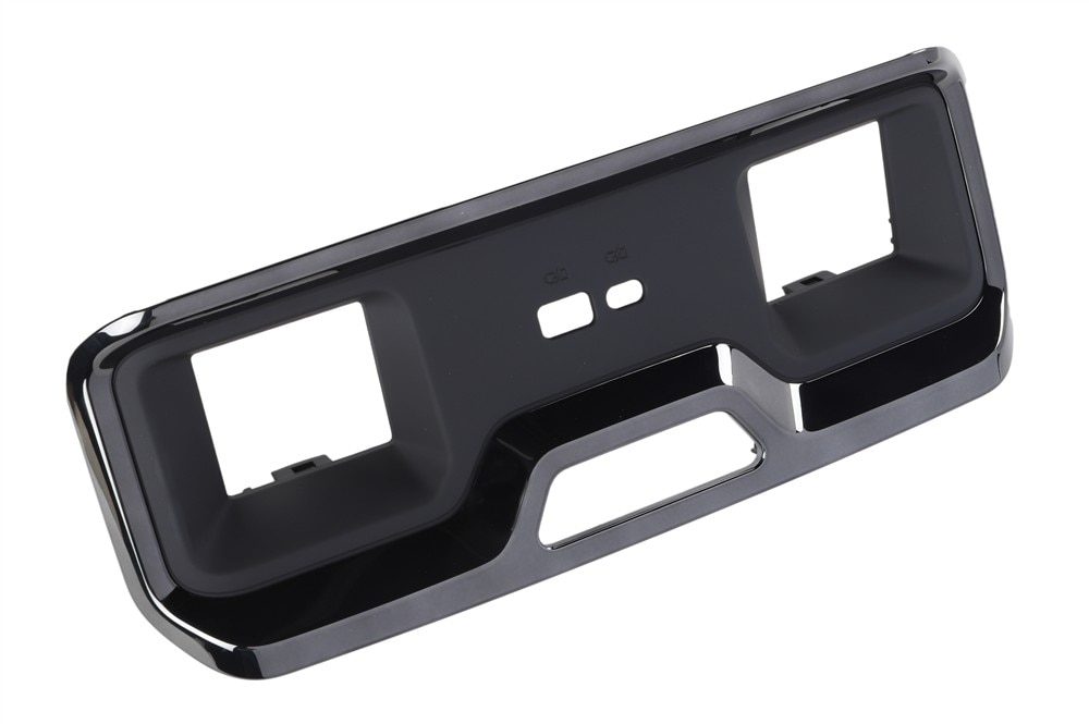 GM Genuine Parts Jet Black Front Floor Rear Console Trim Plate