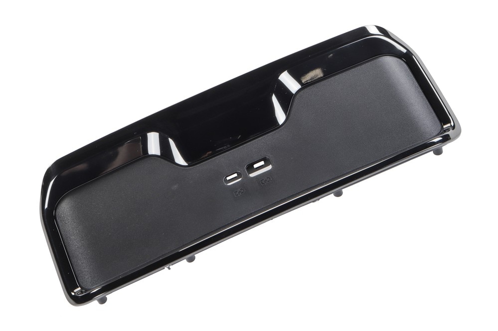 GM Genuine Parts Jet Black Front Floor Rear Console Trim Plate