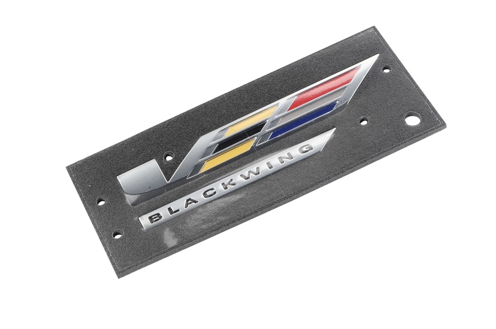 GM Genuine Parts Galvano Silver Front Side Door Marketing Package Name Plate