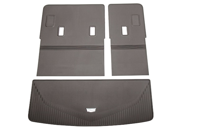 Second-Row Interlocking Premium All-Weather Floor Liner in Very Dark ...