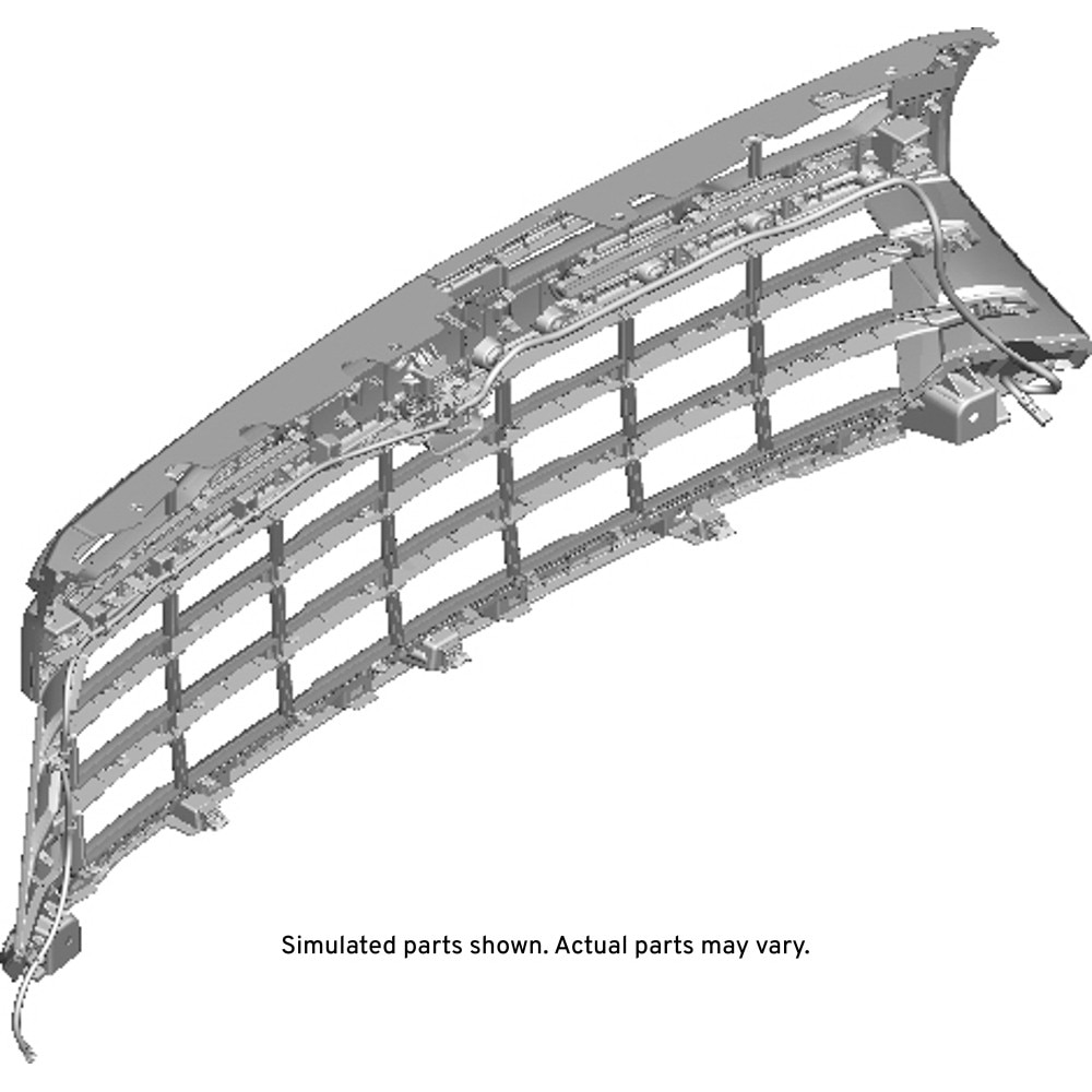 GM Genuine Parts Exterior Bright Chrome Front Grille