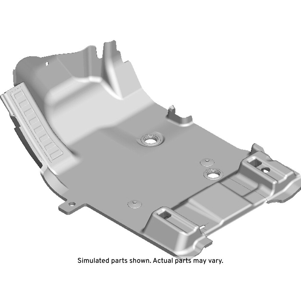 GM Genuine Parts Backen Black Front Floor Panel Driver Side Carpet