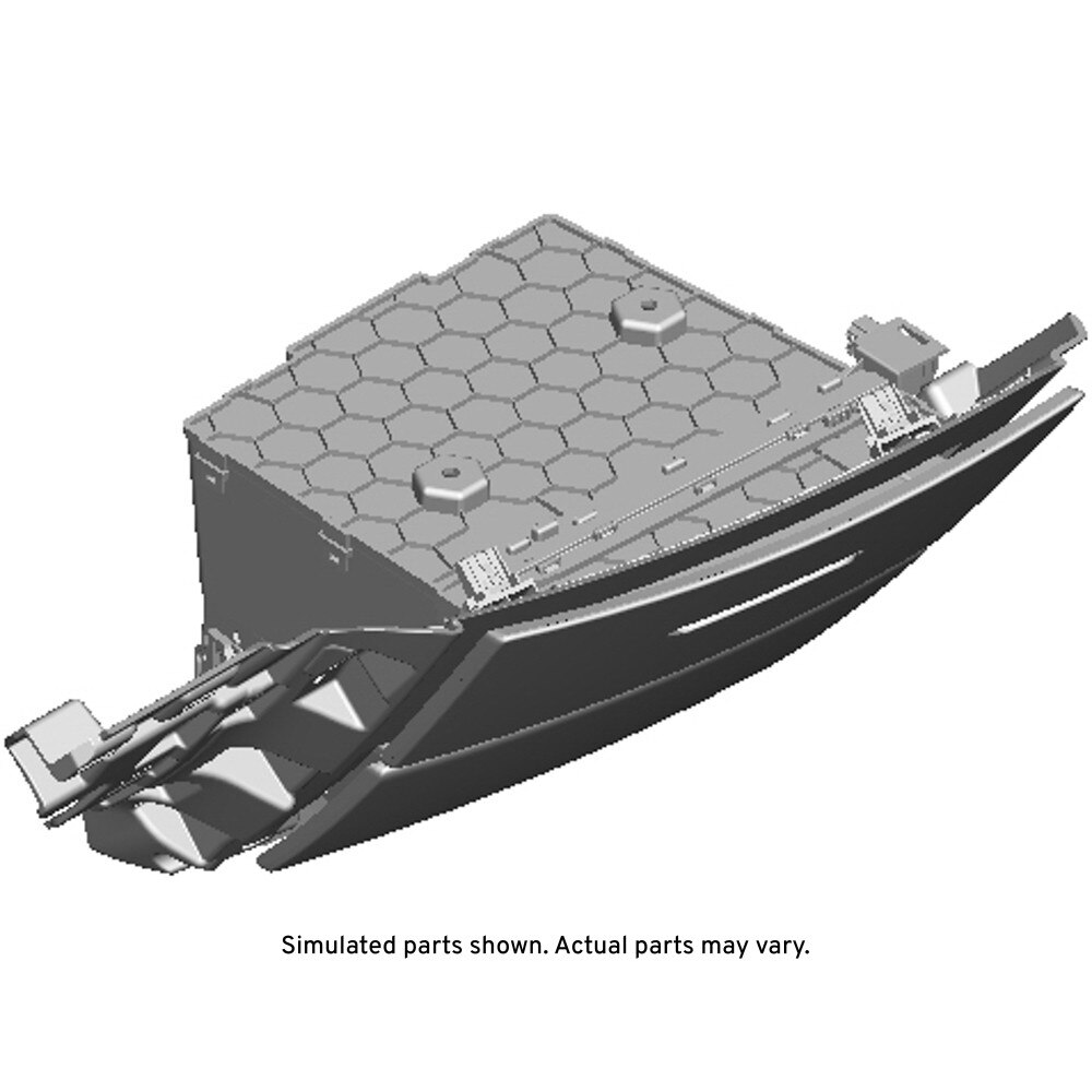 GM Genuine Parts Sky Cool Gray Instrument Panel Center Compartment