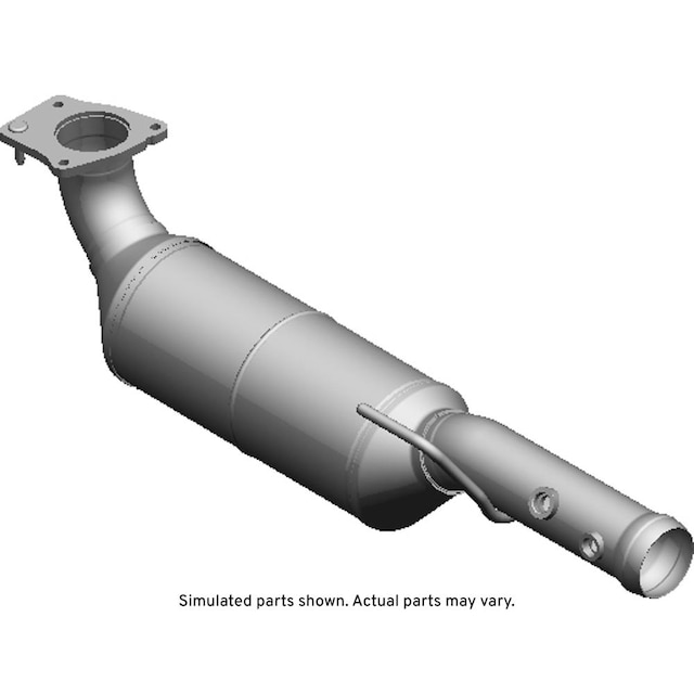 GM Genuine Parts Nitrogen Oxides Catalytic Converter with Exhaust Pipe