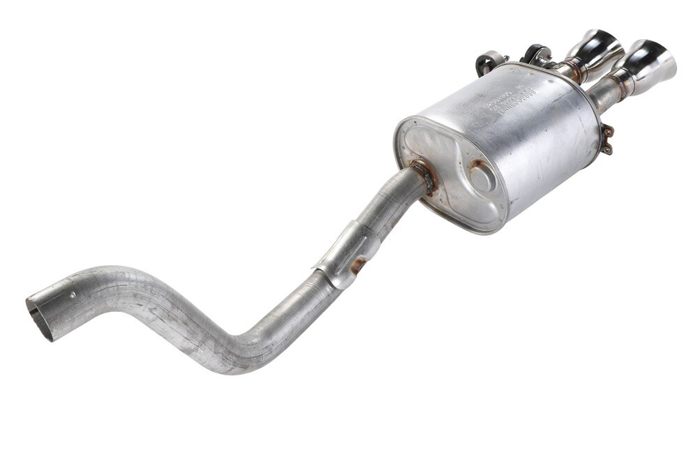 GM Genuine Parts Exhaust Rear Muffler with Exhaust Pipe