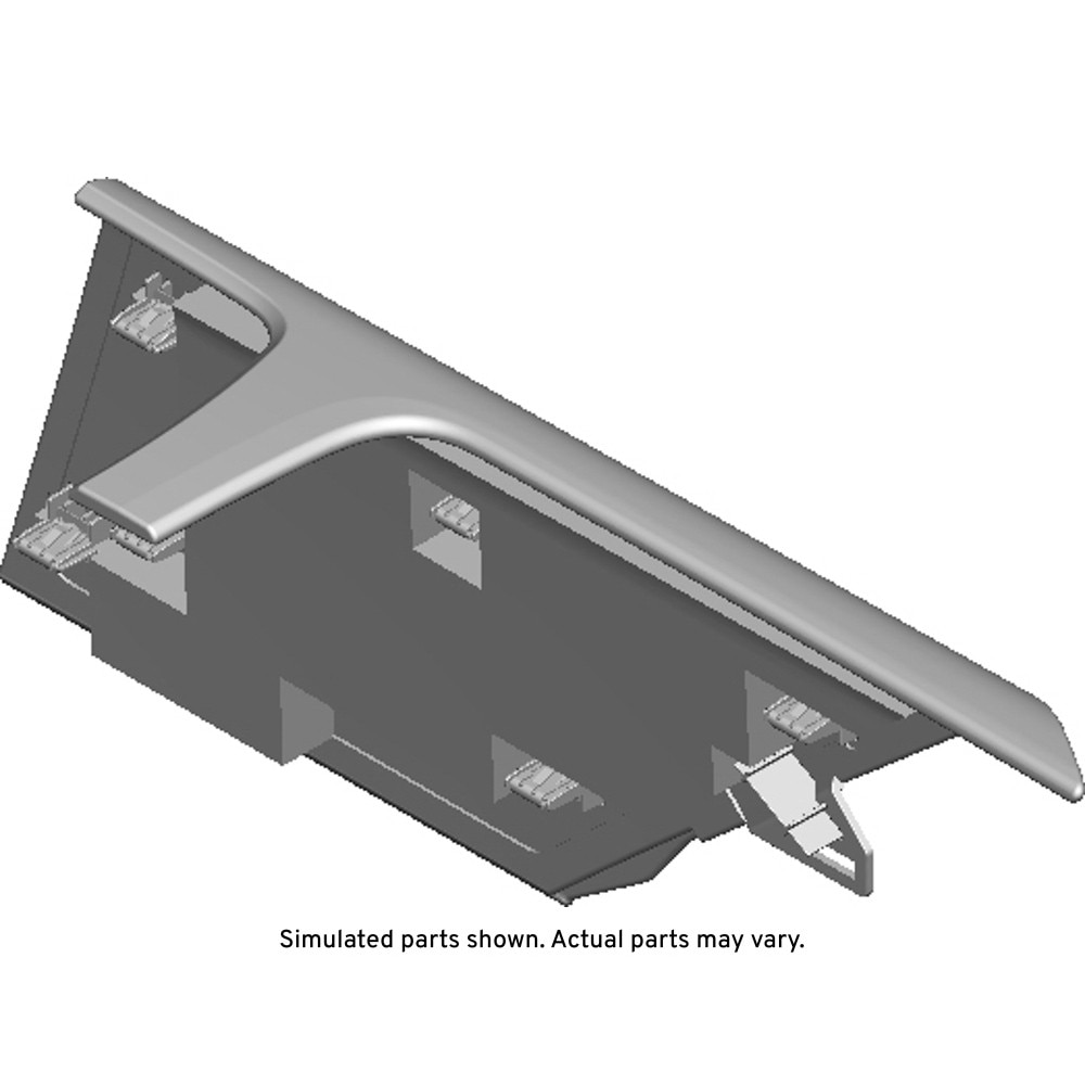 GM Genuine Parts Vecchio Base Sauvage Rear Floor Console Rear Passenger Side Trim Panel