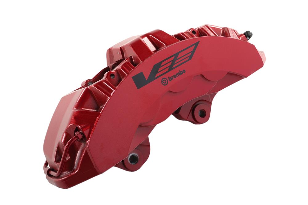 GM Genuine Parts Red Front Passenger Side Brake Caliper without Brake Pads