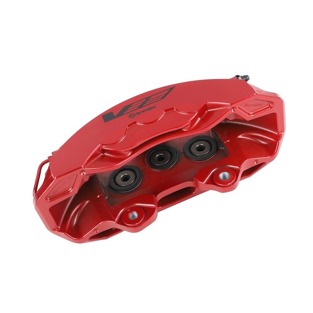 GM Genuine Parts Red Front Passenger Side Brake Caliper without Brake Pads