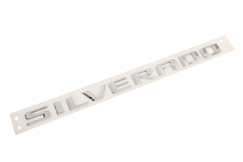 GM Genuine Parts Exterior Bright Chrome Marketing Package Name Plate