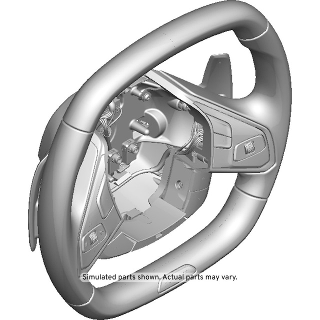 GM Genuine Parts Exposed Carbon Fiber Steering Wheel