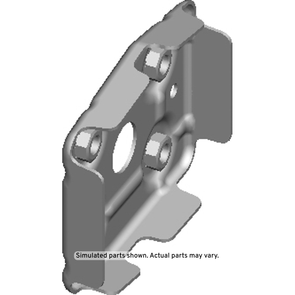 GM Genuine Parts Front Bumper Impact Bar Driver Side Skid Plate