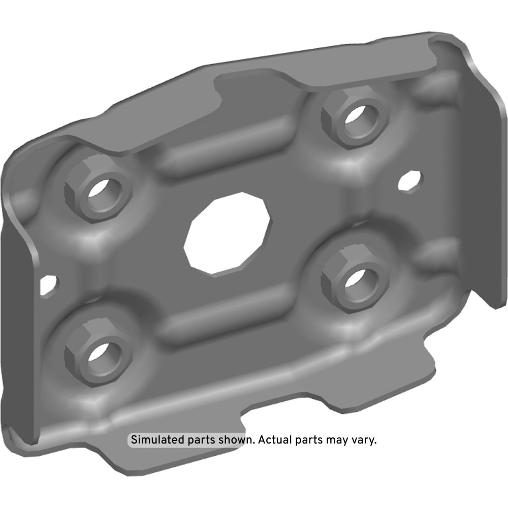 GM Genuine Parts Front Bumper Impact Bar Passenger Side Skid Plate