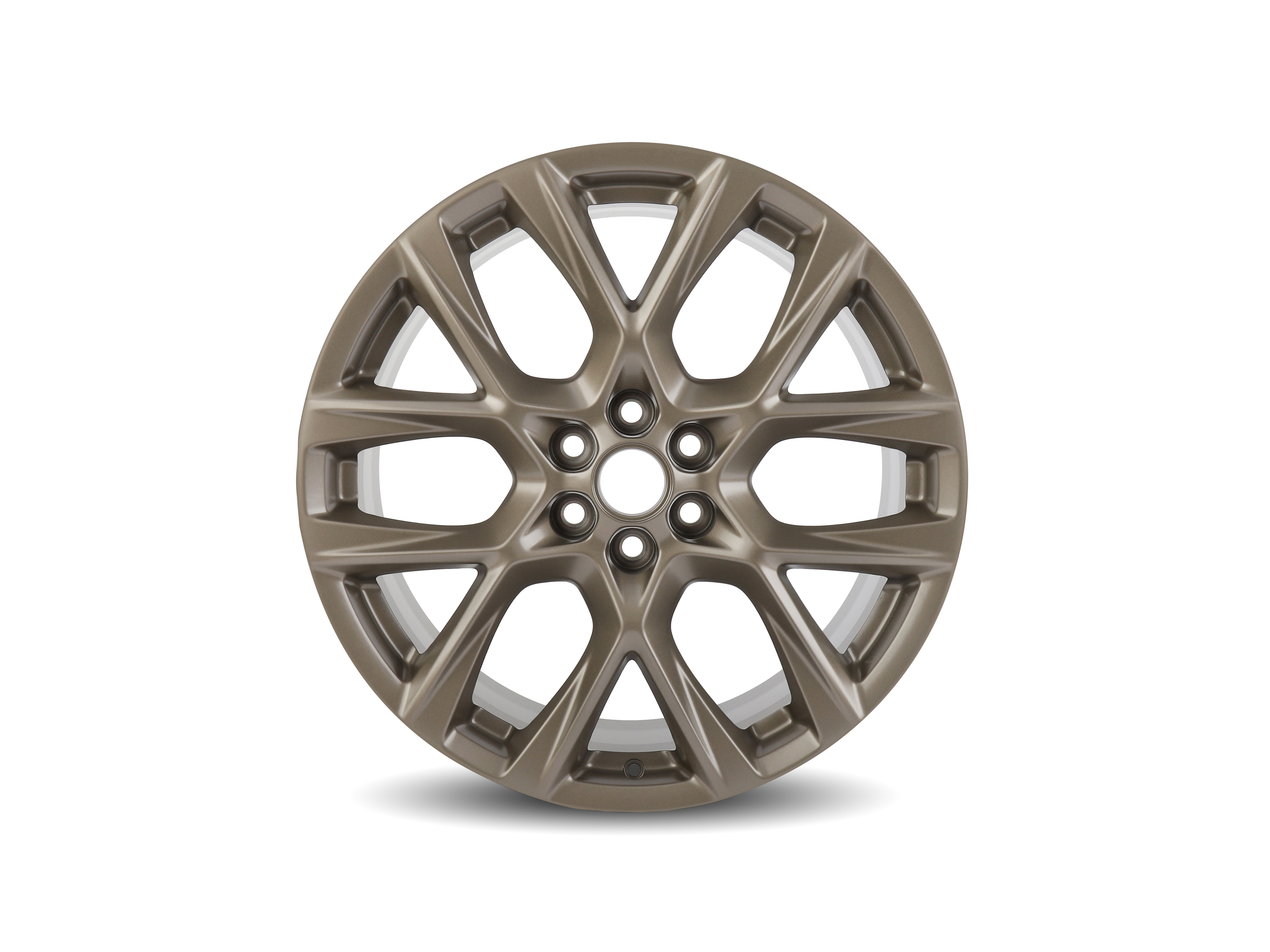 21x9-Inch Aluminum 6-Split-Spoke Wheel in Tech Bronze