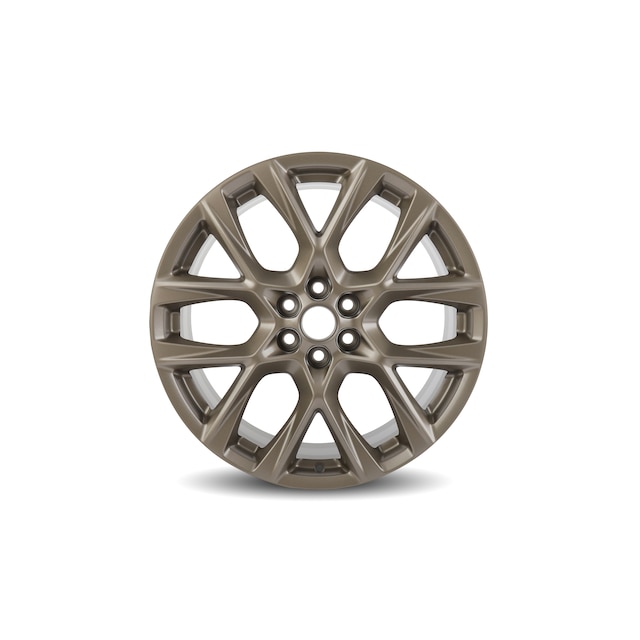 21x9-Inch Aluminum 6-Split-Spoke Wheel in Tech Bronze