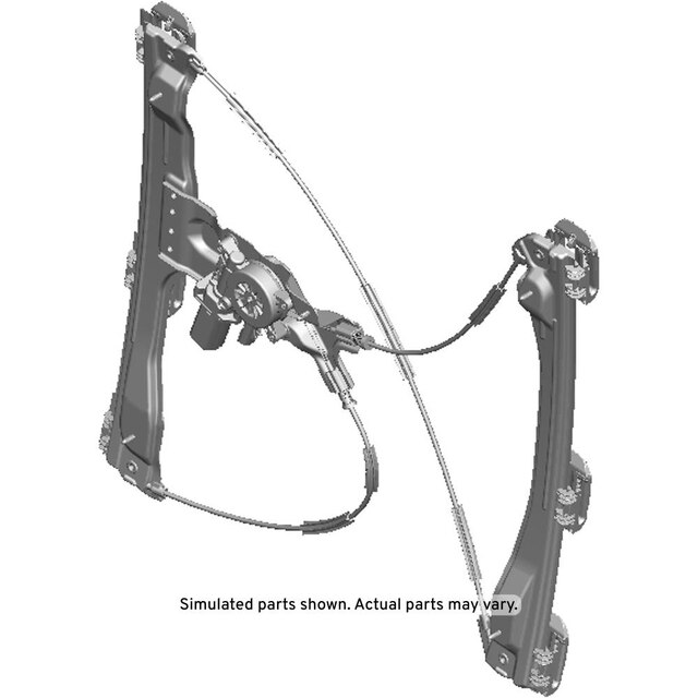 GM Genuine Parts Front Passenger Side Door Window Regulator